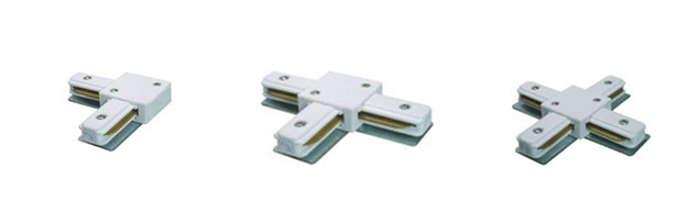 Spotlight accessaries of X T L shape 4 wires 3 phase led track light connector Track joint,Track connector