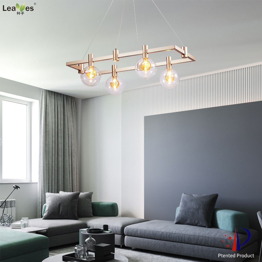 Euro Modern Flexible Pendant Light Chandelier Creative light ST7530-G004-4